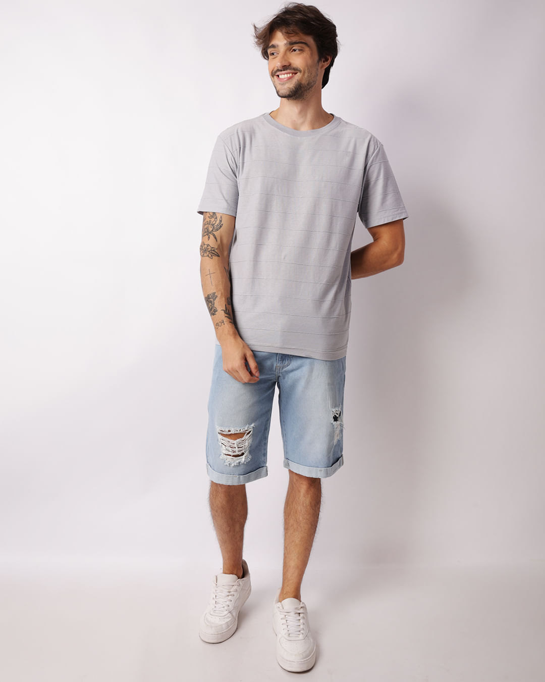 Camiseta-Mc-Basic-Listra-Emc2199-Cinza---Cinza