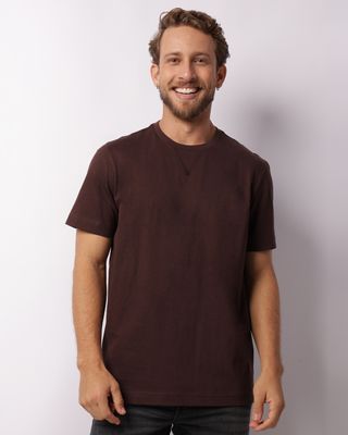 Camiseta-Heavy-Jersey-Marrom---Marrom