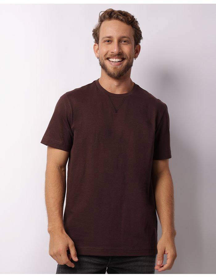 Camiseta-Heavy-Jersey-Marrom---Marrom