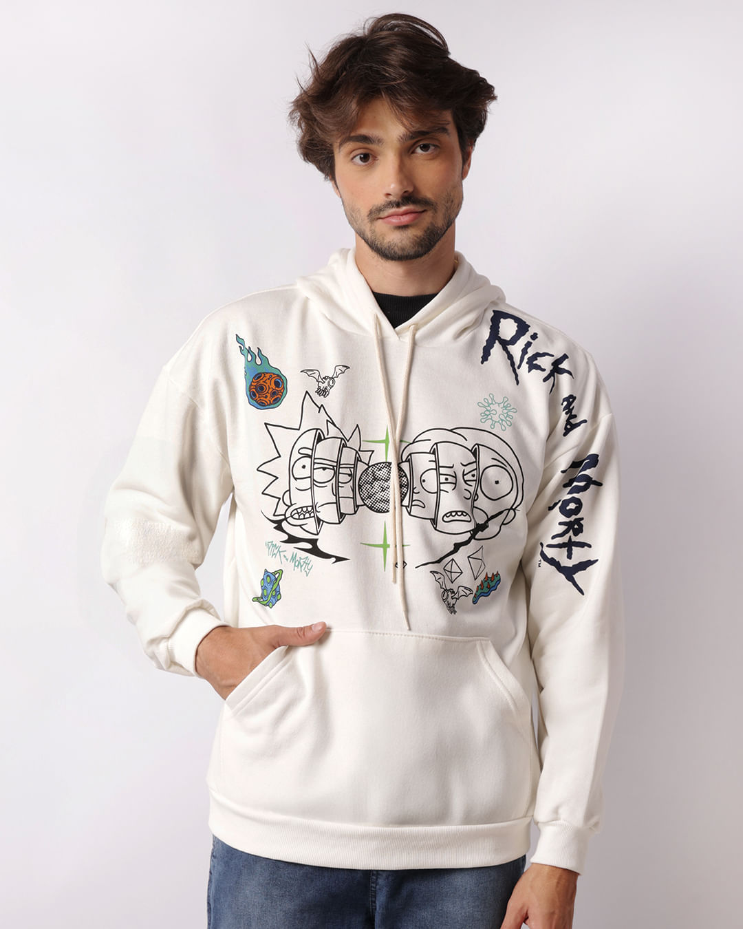 Moletom Masculino Moletom Rick And Morty Adidas Blusão