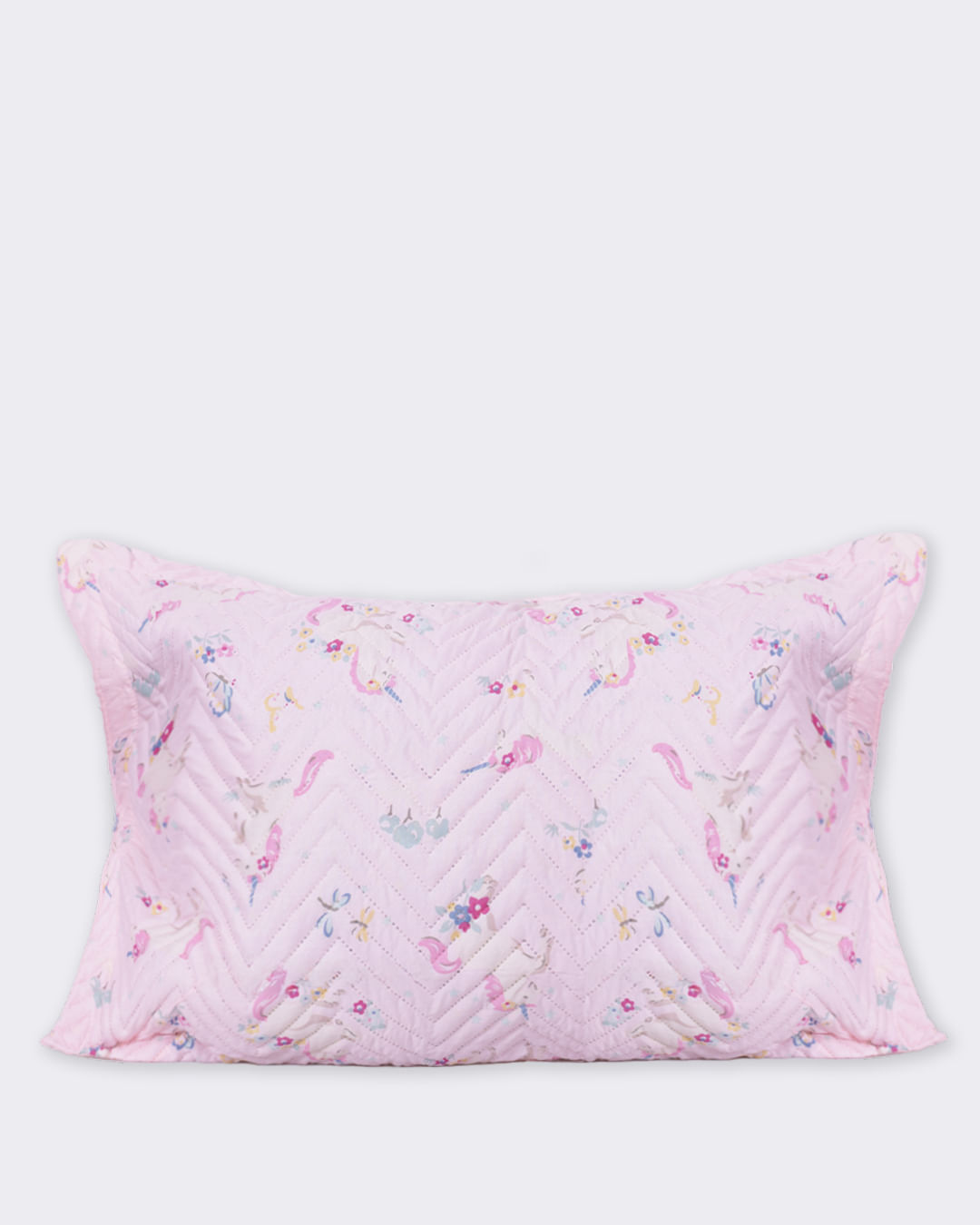 Porta-Trav-Inf-Unicornio-Flowers        ---Rosa