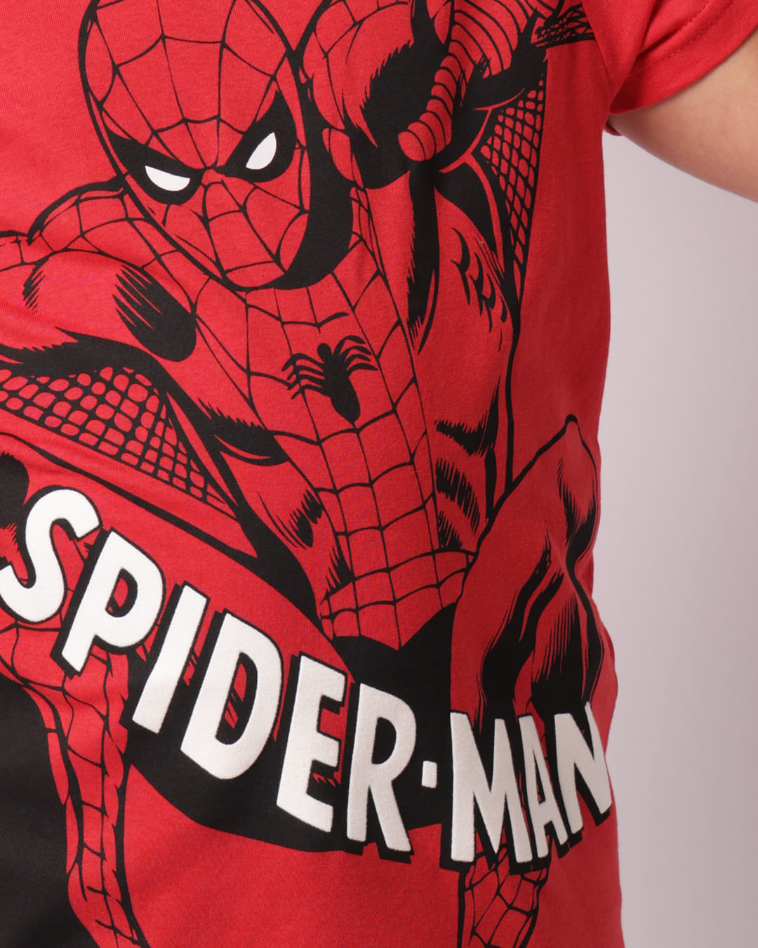 ​Camiseta Infantil Marvel Estampa Homem Aranha Vermelha-1748345948008