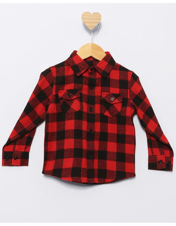 Camisa-Fs2305-Ml-Xadz-Flanl-M13-Verm---Vermelho-Escuro