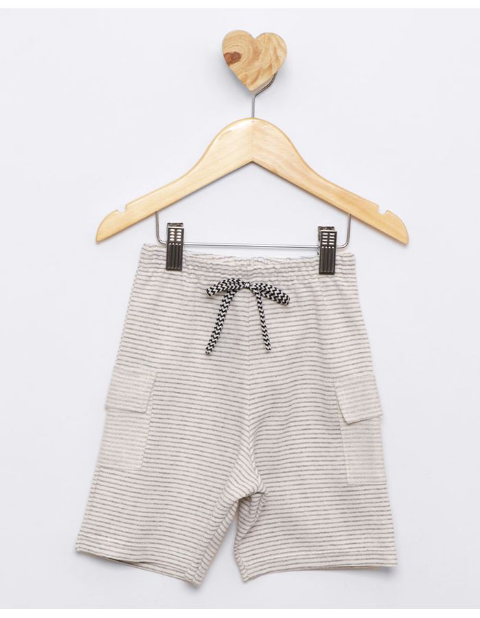 Bermuda-Mol-Listra-Cargo-M13-Off---Off-White-Listrado