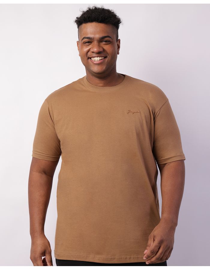 Camiseta-50110111-Gangster-Marr-Plus---Marrom