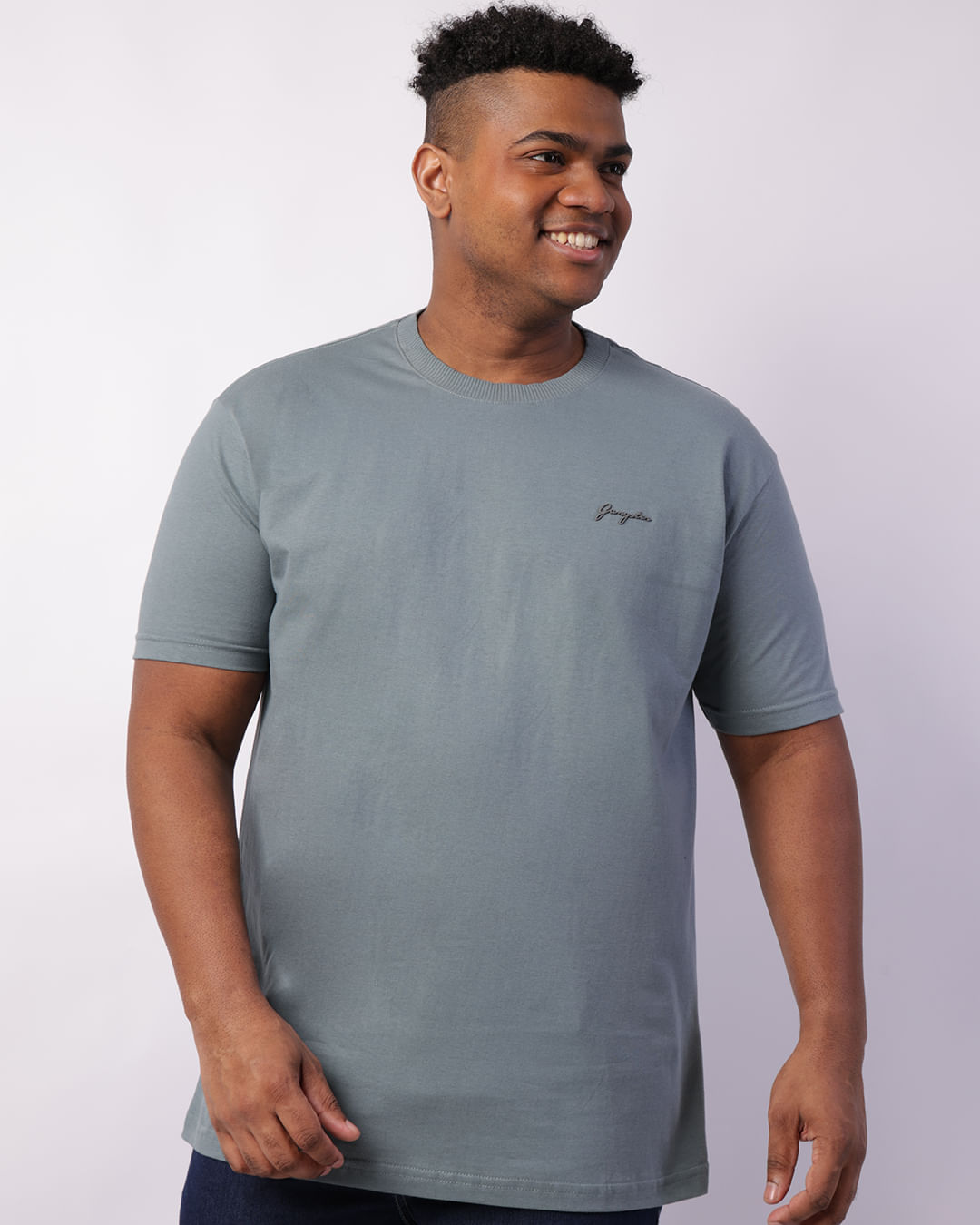 Camiseta-50110112-Gangster-Azul-Plus---Azul