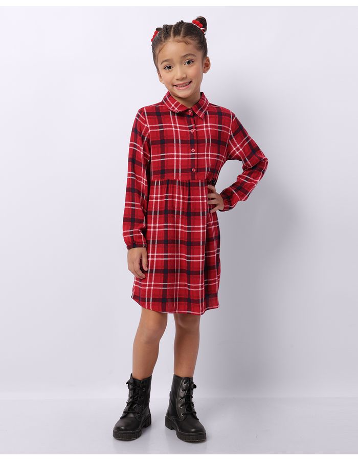 Vest-Dress-440441-Manga-34-Xadrez-F48---Estampado-Xadrez