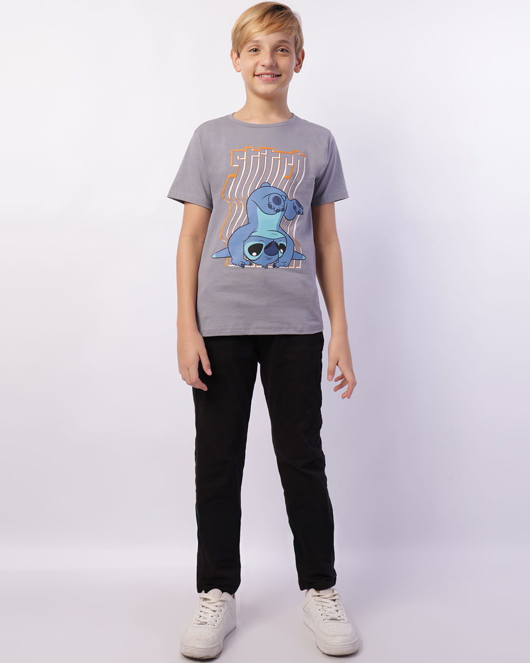 Camiseta-Ch42324-Mc-M-1016-Stitch---Cinza