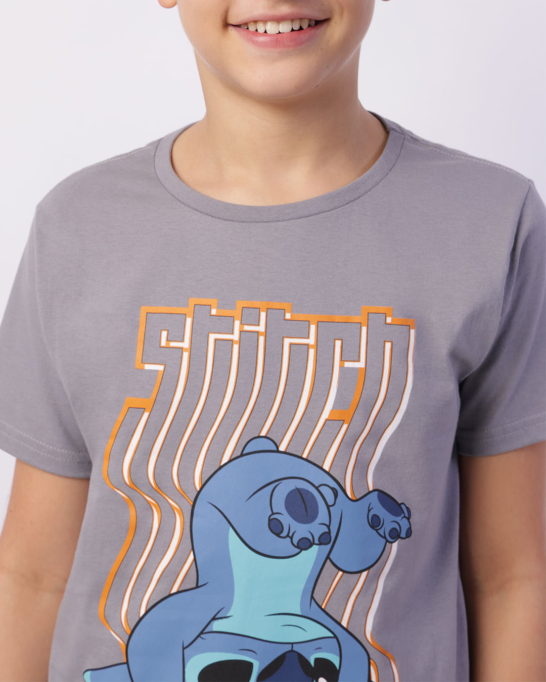 Camiseta-Ch42324-Mc-M-1016-Stitch---Cinza