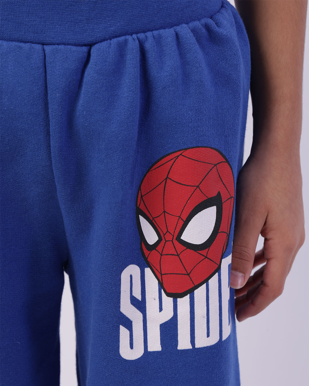 Calça Moletom Infantil Marvel Homem Aranha Azul
