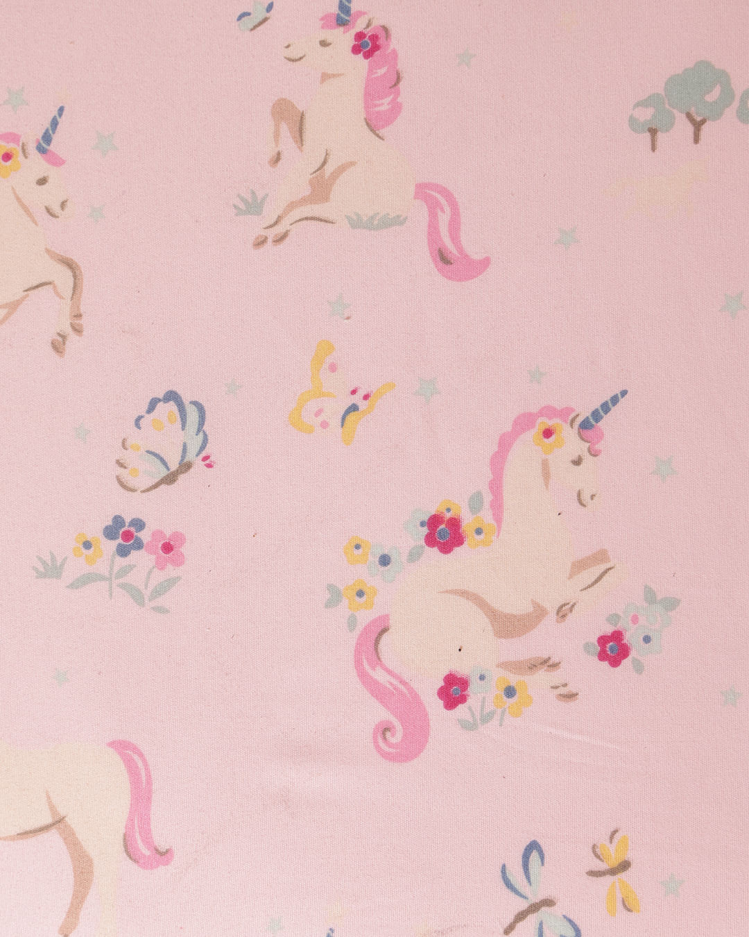 Lencol-C-Elast-Unicornio-Flowers---Rosa