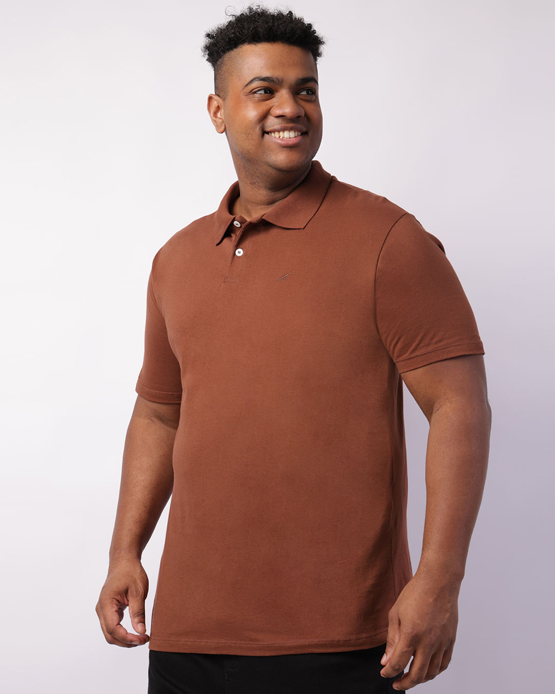 Polo-W201--Basica-Bord--Marr-Claro-Plus---Marrom