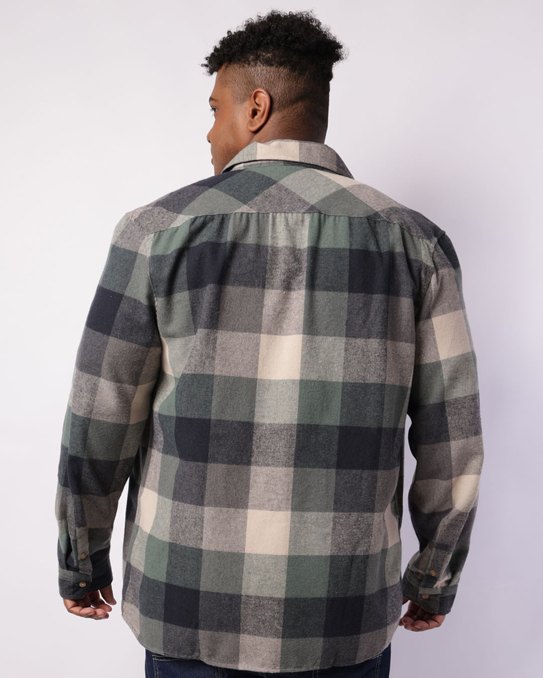 Camisa-55030010-Gangster-Flanela-Vde-P---Verde-Xadrez