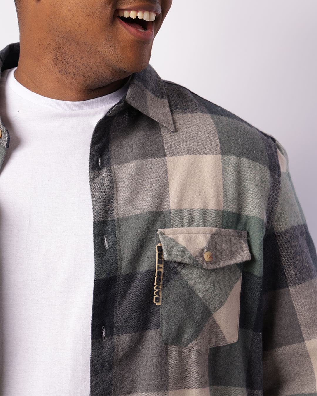 Camisa-55030010-Gangster-Flanela-Vde-P---Verde-Xadrez