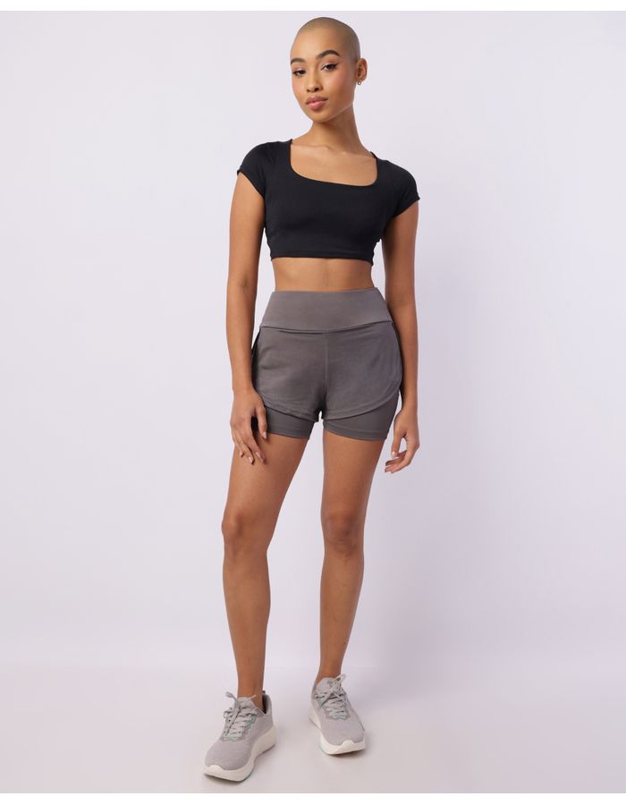 Shorts-Ciclista---Cinza