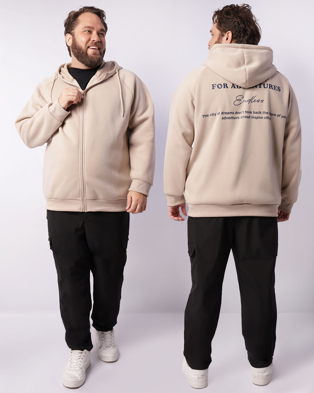 Blusa Moletom Masculino Moletom Canguru Plus Size Jaqueta Moletom