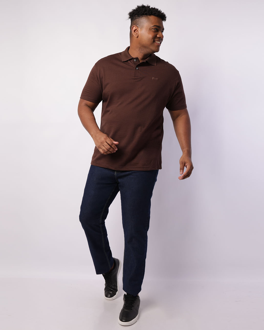 Polo-W2318-Textura-Joguer-Marr-Plus---Marrom