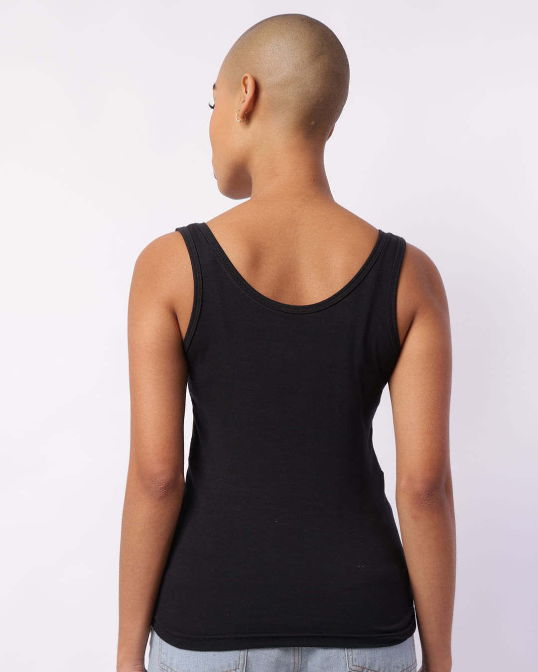 Regata Feminina Básica Preta -1750165807153