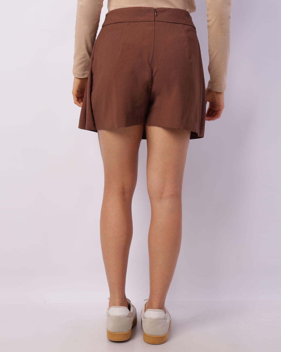 Saia-Curta-Plissada-Marrom-810173---Marrom