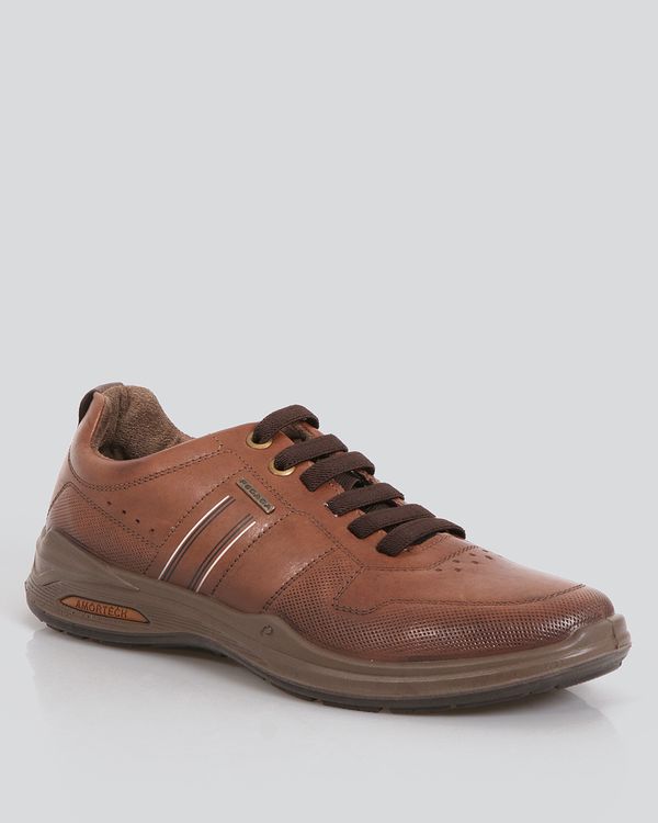 Sapatênis Masculino Pegada Casual AMORTHEC Marrom 42
