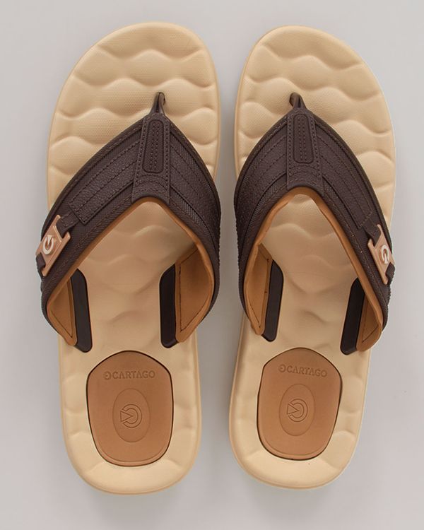 Chinelo Masculino Cartago Egeu Bege 43/44