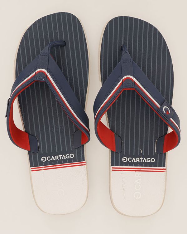 Chinelo Masculino Cartago Texturizado Estampado Cinza 42