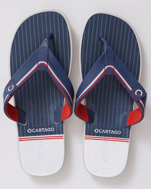 Chinelo Masculino Cartago Tiras Largas Detroit 2 Azul 42