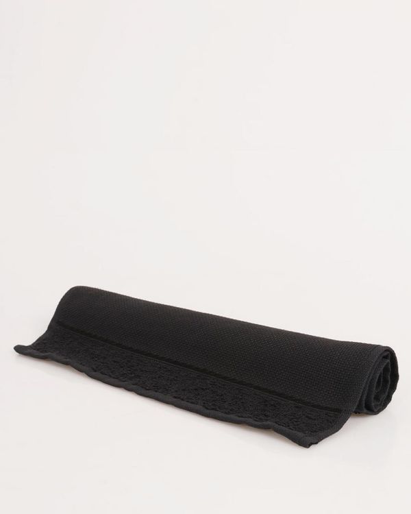 Toalha De Lavabo Para Bordar Valletex 28cm x 45cm Preta UN