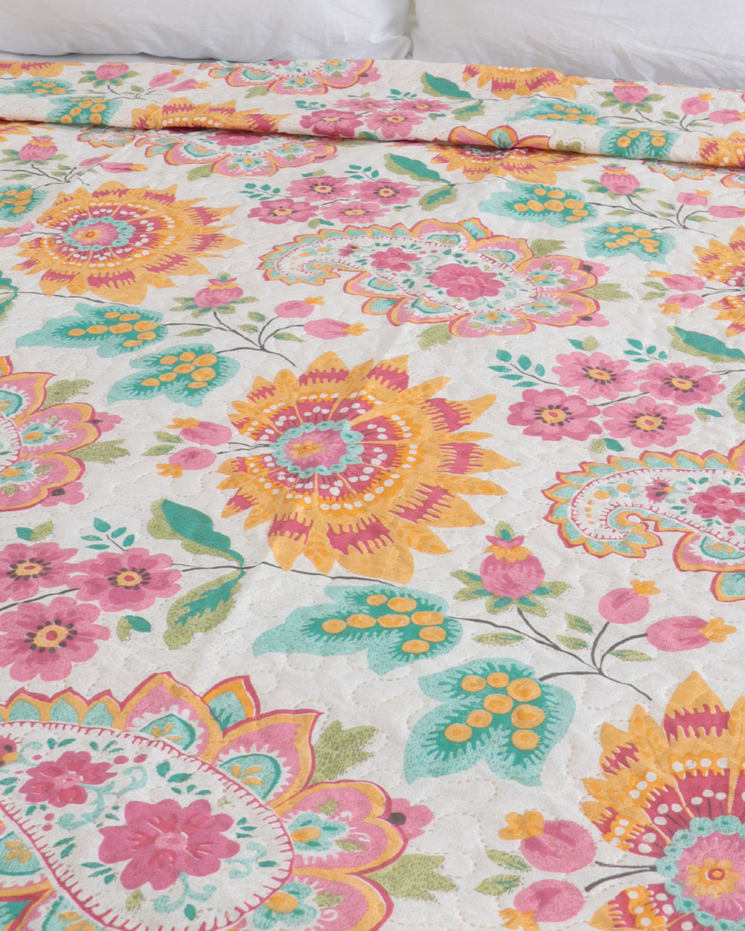 Colcha-Casal-Com-Vies-Ultra-Imp---Estampado-Floral