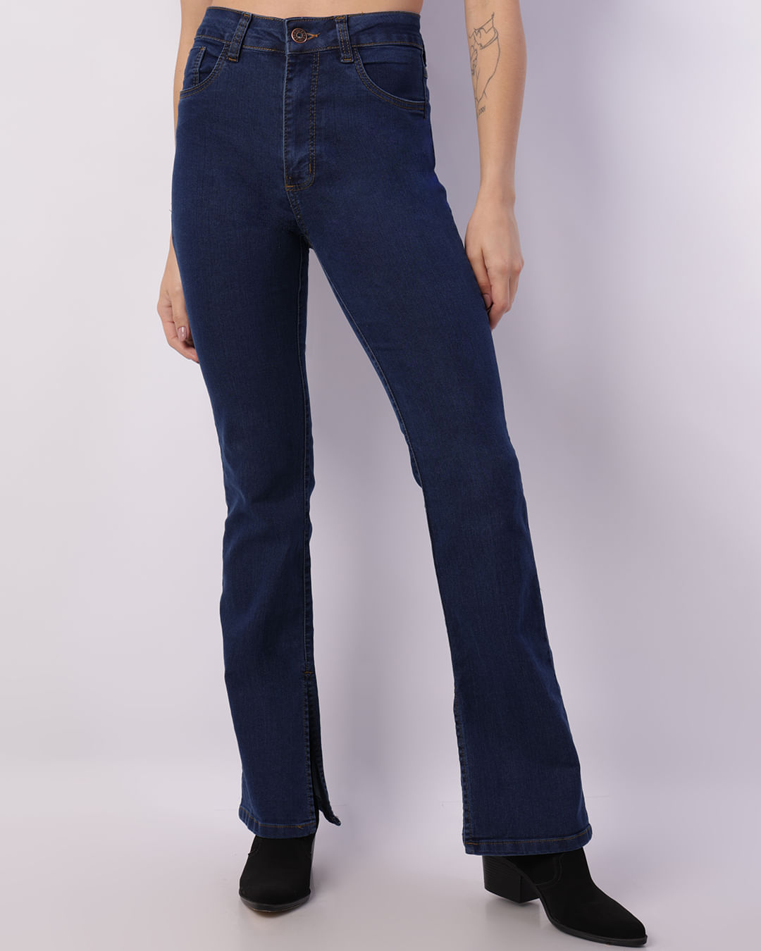 Calca-Jeans-Flare-Abertura-Barra-Tc10---Jeans-Blue