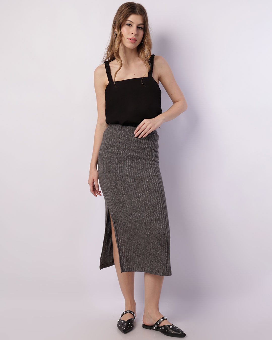 Saia-Midi-Tt1323-Lurex-Pgg---Cinza