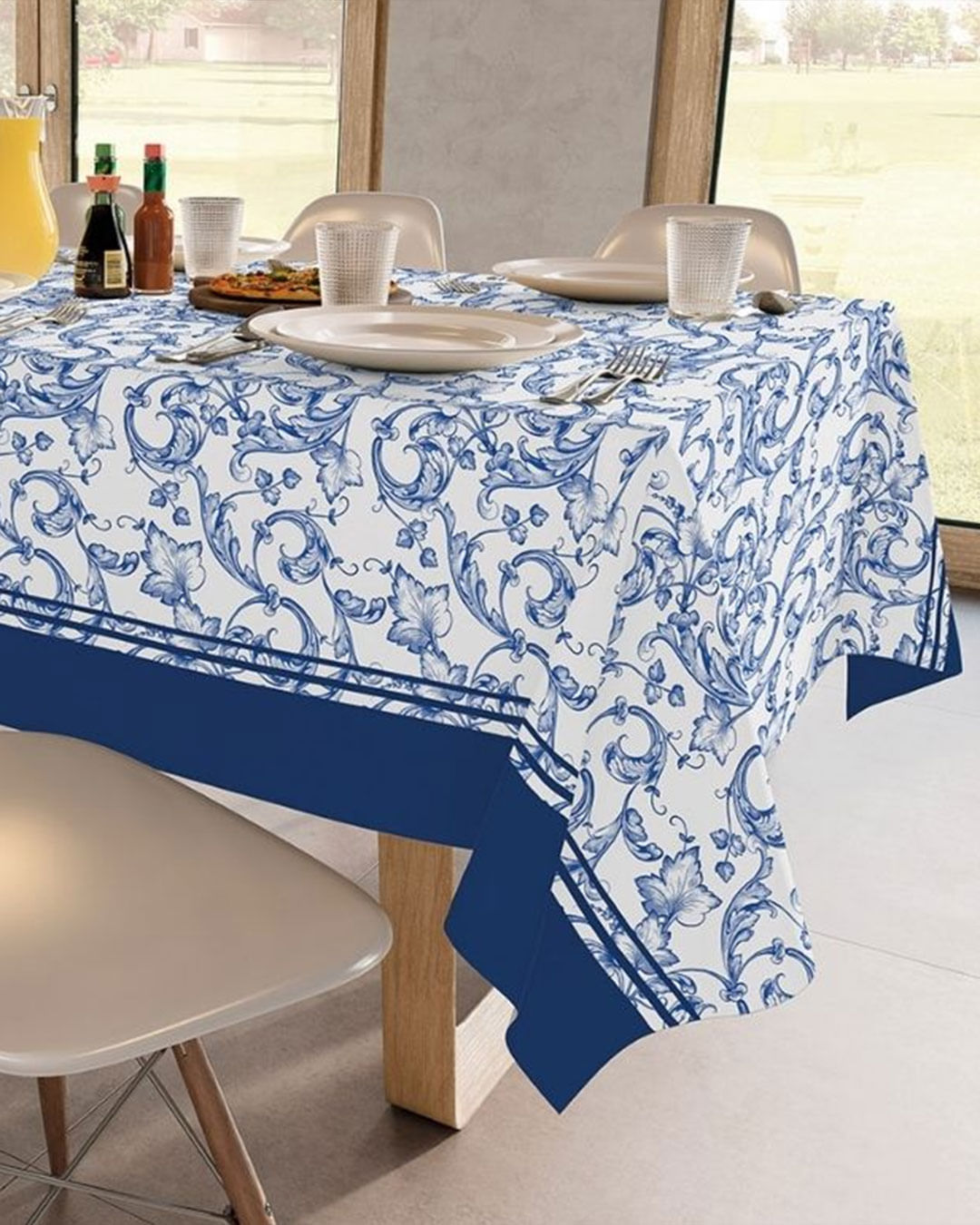 Toalha-De-Mesa-140x140-Quadrada---Linha---Azul-Medio