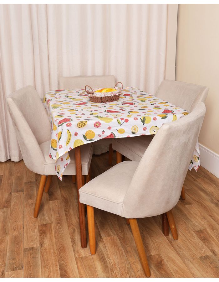 Toalha-De-Mesa-140x140-Quadrada---Linha---Branco-Floral