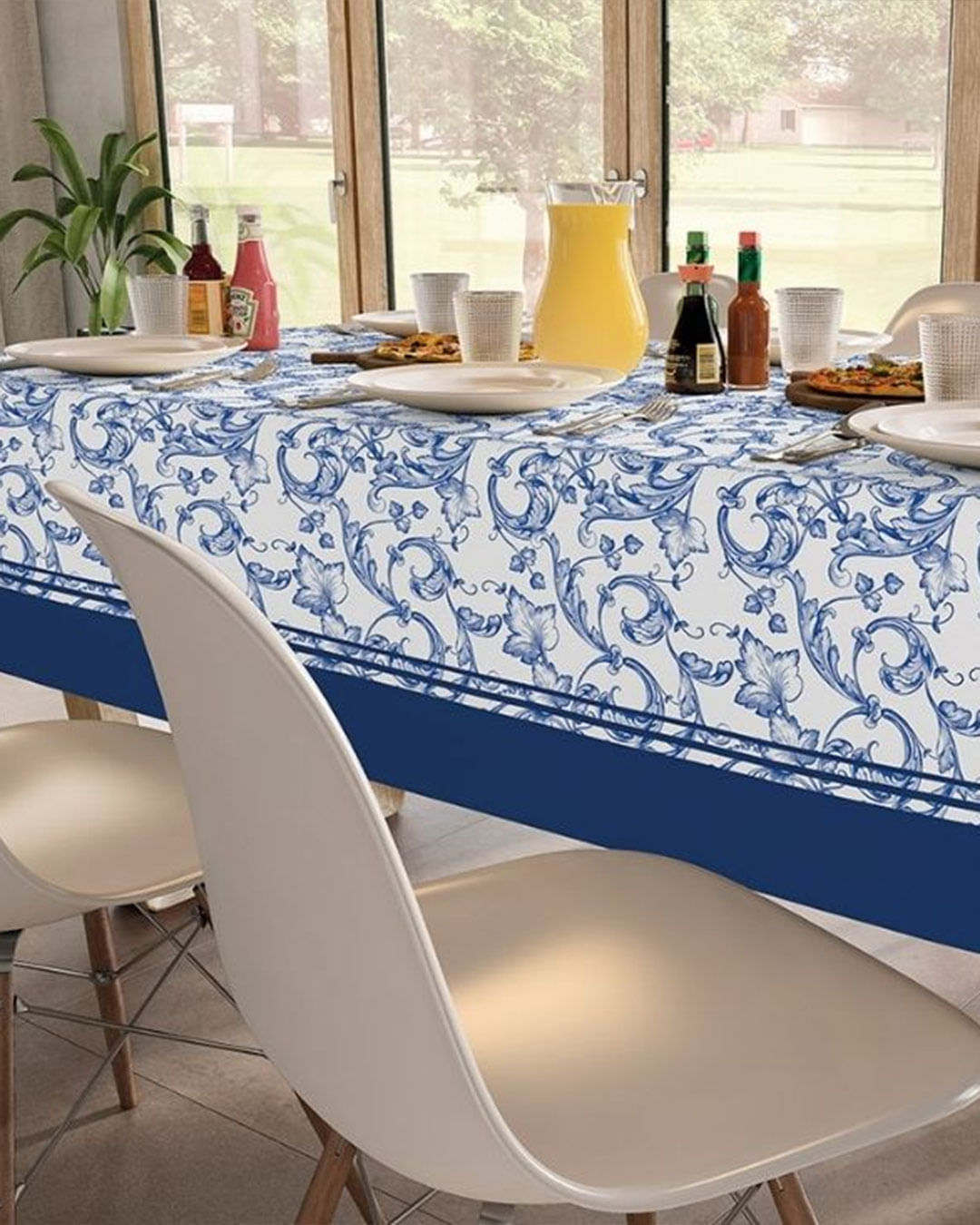 Toalha-De-Mesa-140x210-Retangular---Linh---Azul-Floral