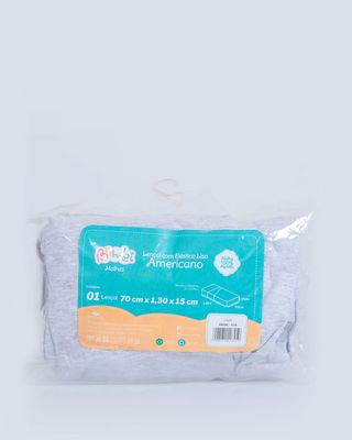 Lencol-Berco-Avulso-Malha-Liso---Cinza-Claro
