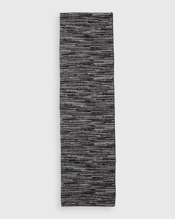 Tapete Passadeira Genova 42cm x 150cm Antiderrapante Preto UN