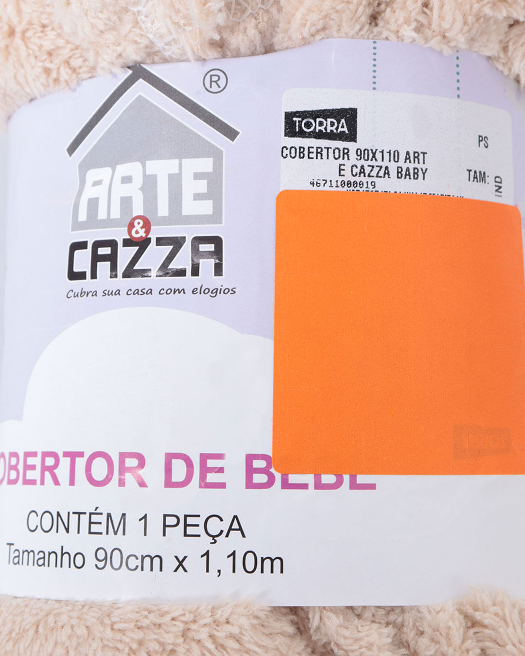 Cobertor-90x110-Arte-Cazza-Baby---Bege-Claro