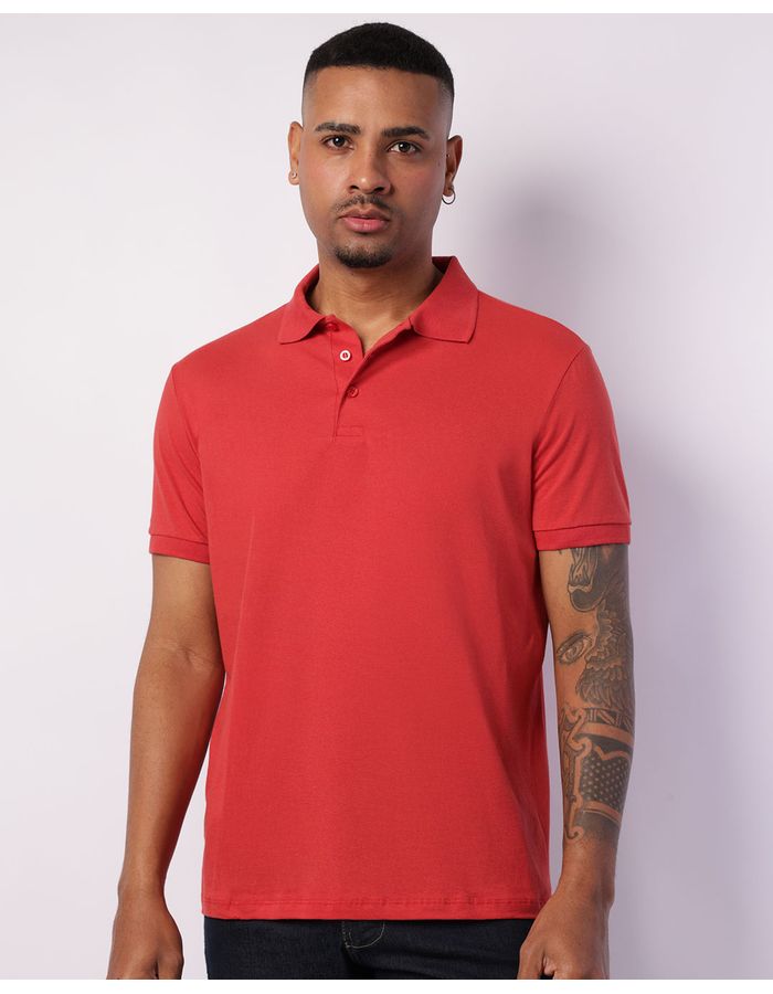 Polo-Lisa-Oe-Colorido-Trc763764---Coral