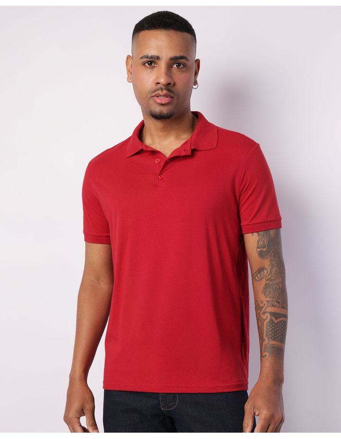 Polo-Lisa-Oe-Colorido-Trc763764---Vermelho