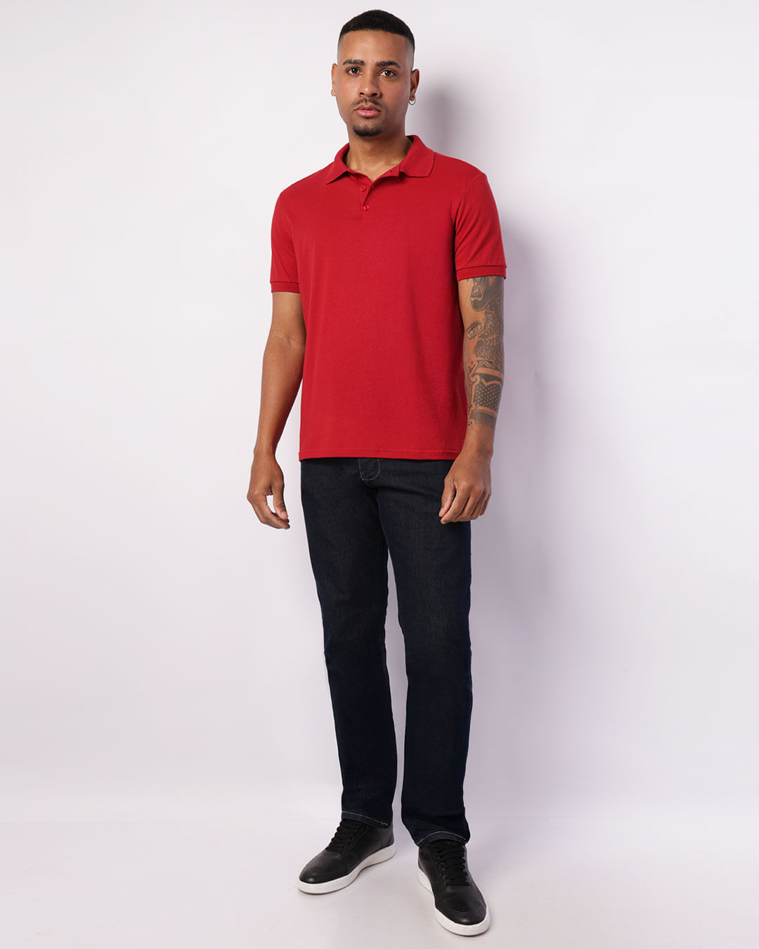 Polo-Lisa-Oe-Colorido-Trc763764---Vermelho