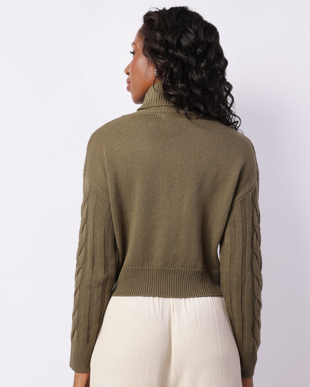 Tricot-Gola-Alta-Tranca-W25l061---Oliva