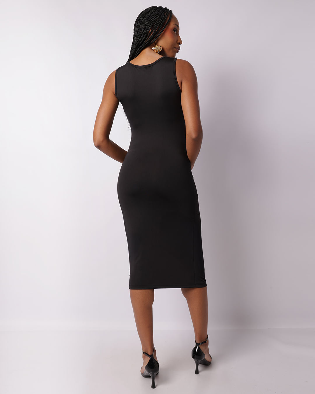 Vestido-Midi-Suplex-Drap--Pgg---Preto