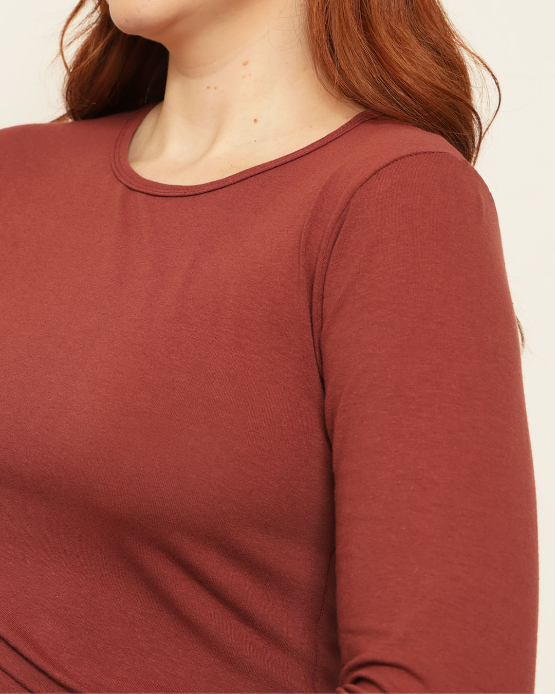 Blusa-Bl804-Ml-Gola-Redonda-Marrom---Marrom-Medio