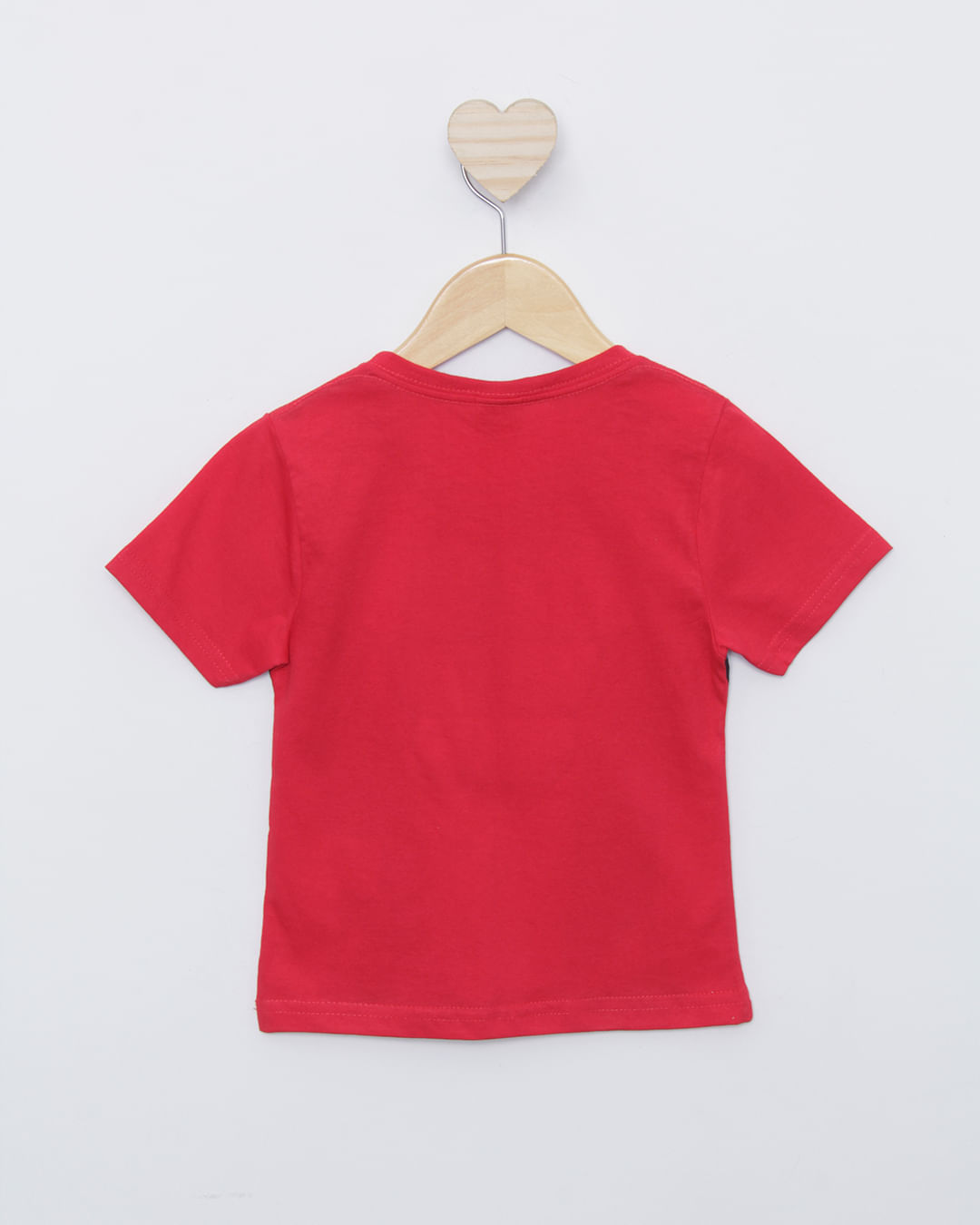 Camiseta-Bebe-Marvel-Homem-Aranha-com-Enchimento-Vermelha