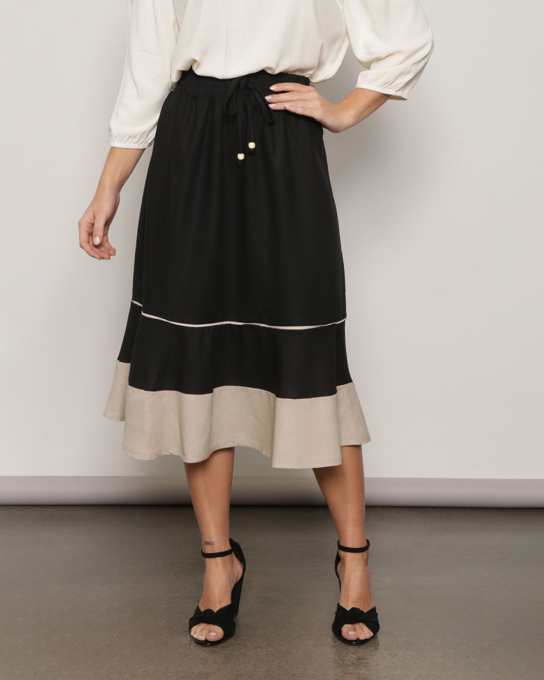 Saia-8023-Bicolor-Linho---Preto