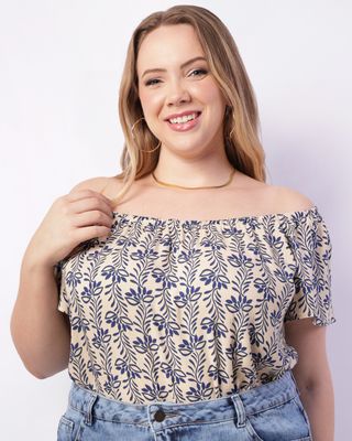 -Blusa-Plus-Size-Feminina-Ciganinha-Viscose-Estampa-Floral-Bege