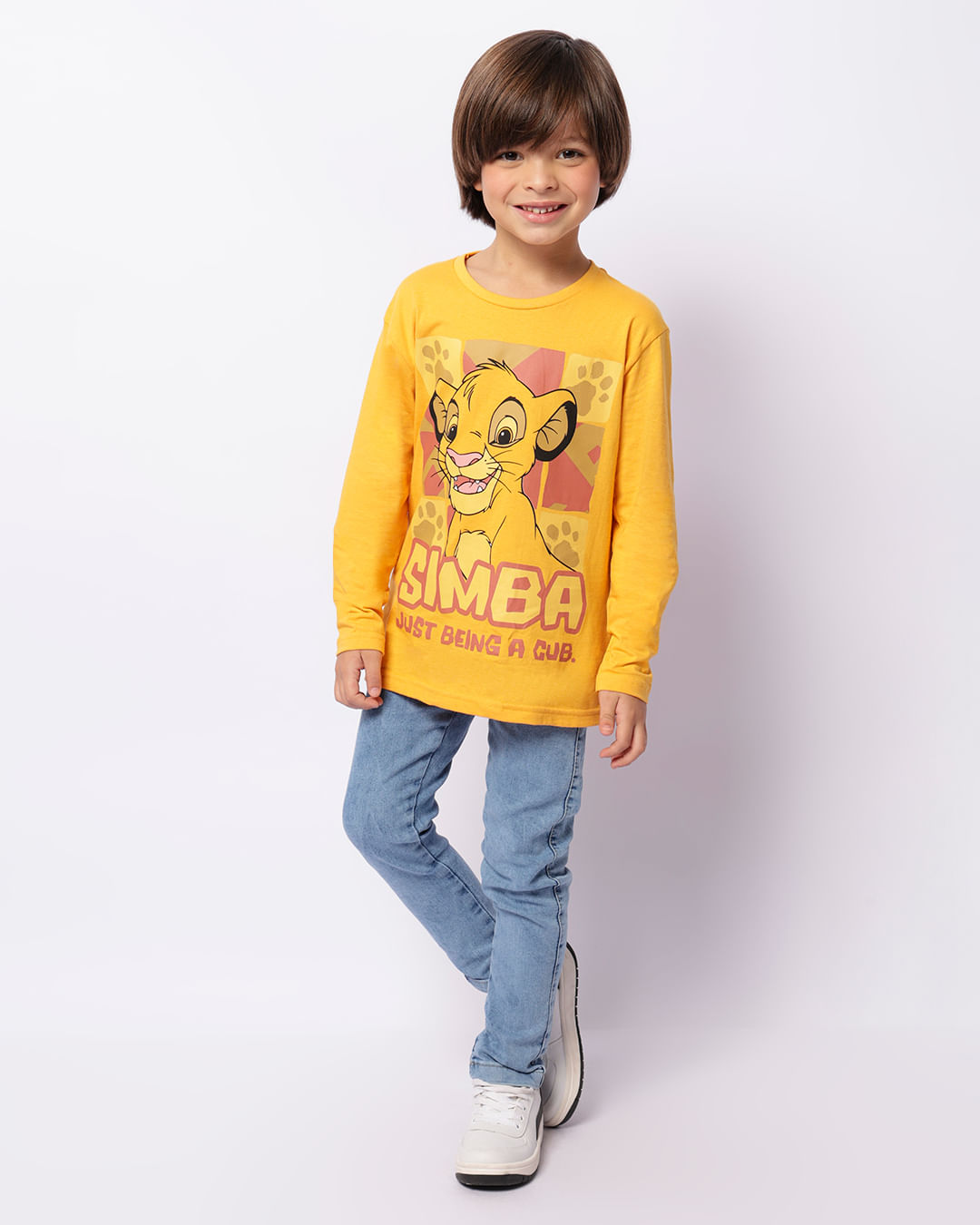 Camiseta-Ch37235-Ml-M-410-Rei-L---Mostarda--Medio