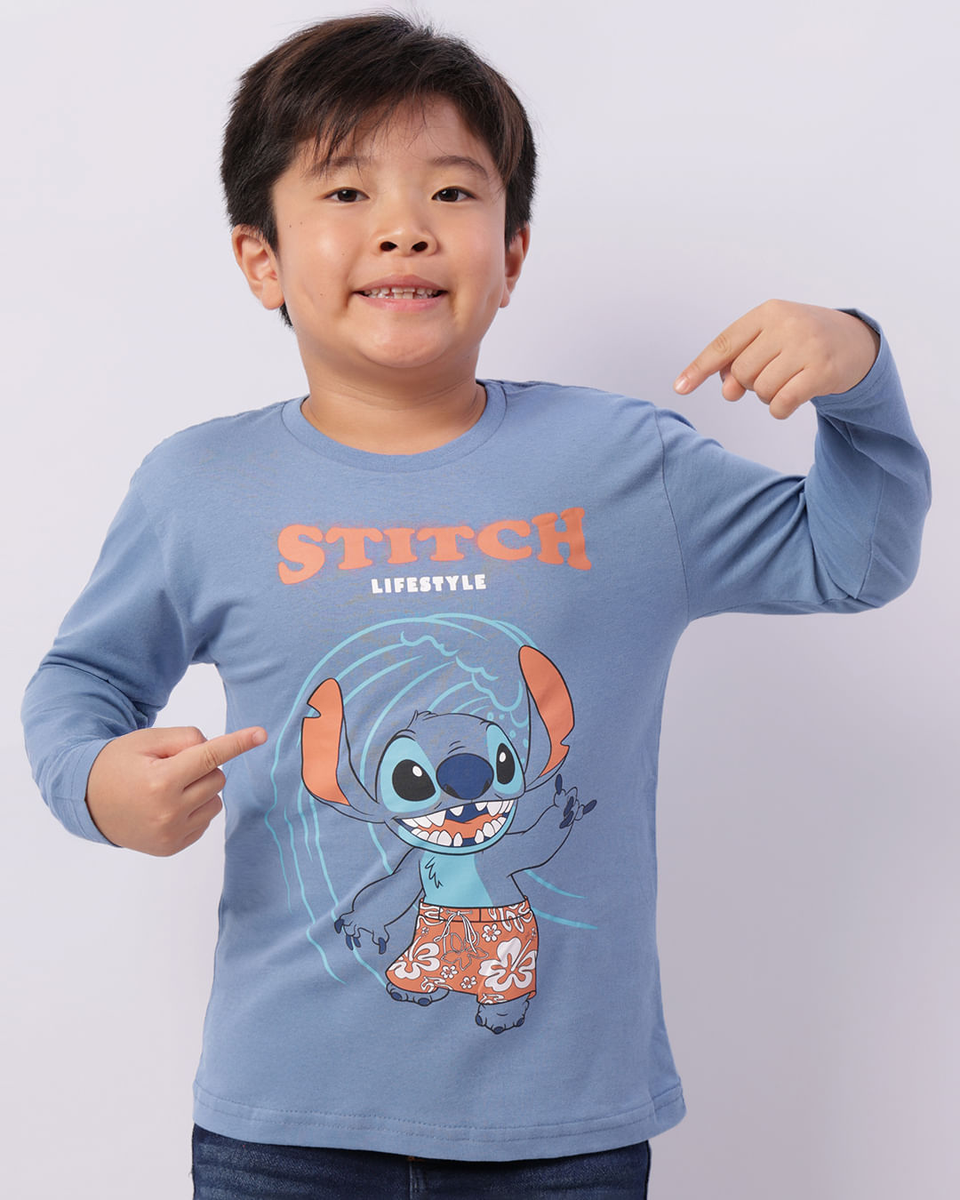 Camiseta-Ch42034-Ml-M-410-Stitch---Azul