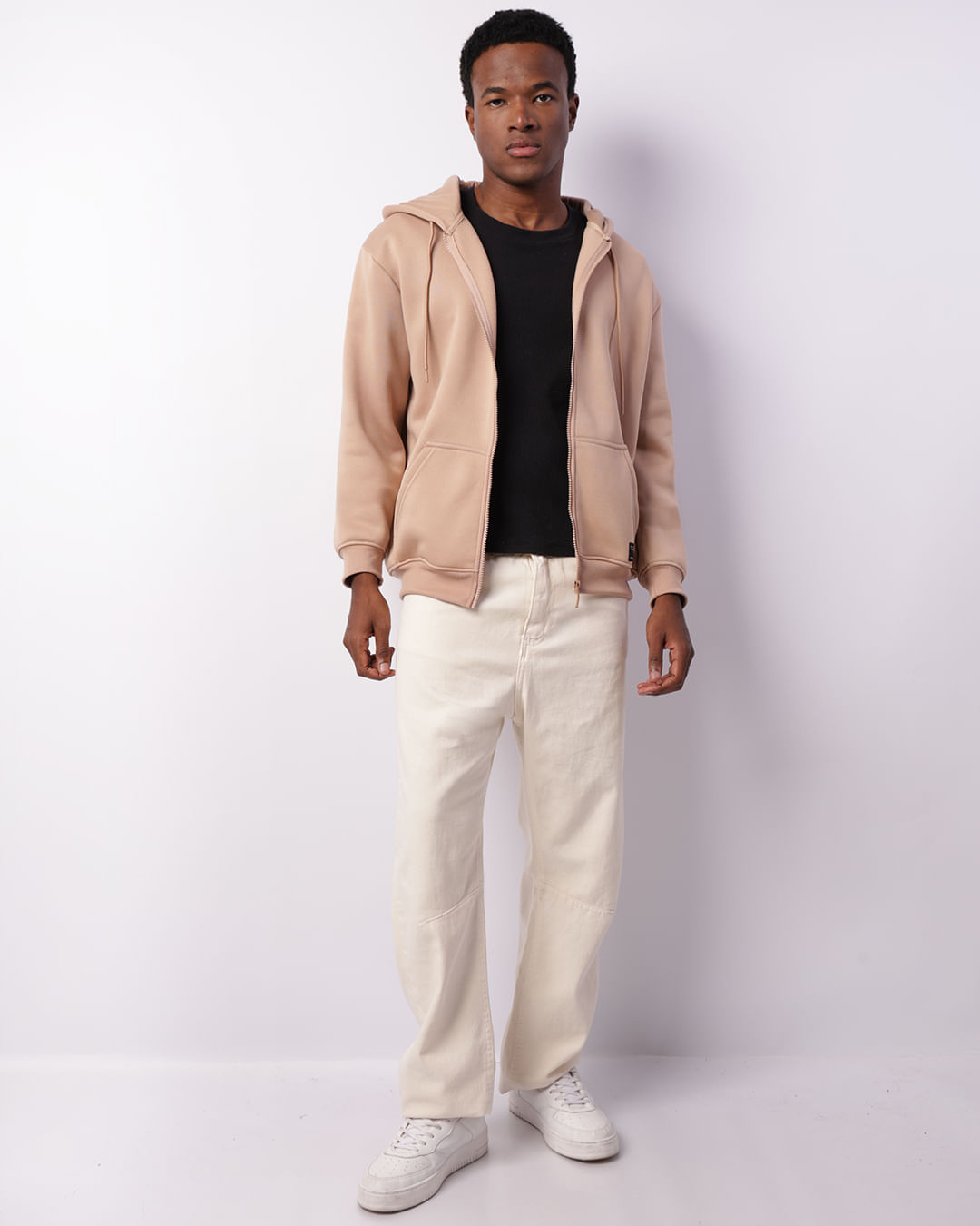 Moletom--Confaberto-Capuz-Oswht--Bege---Bege