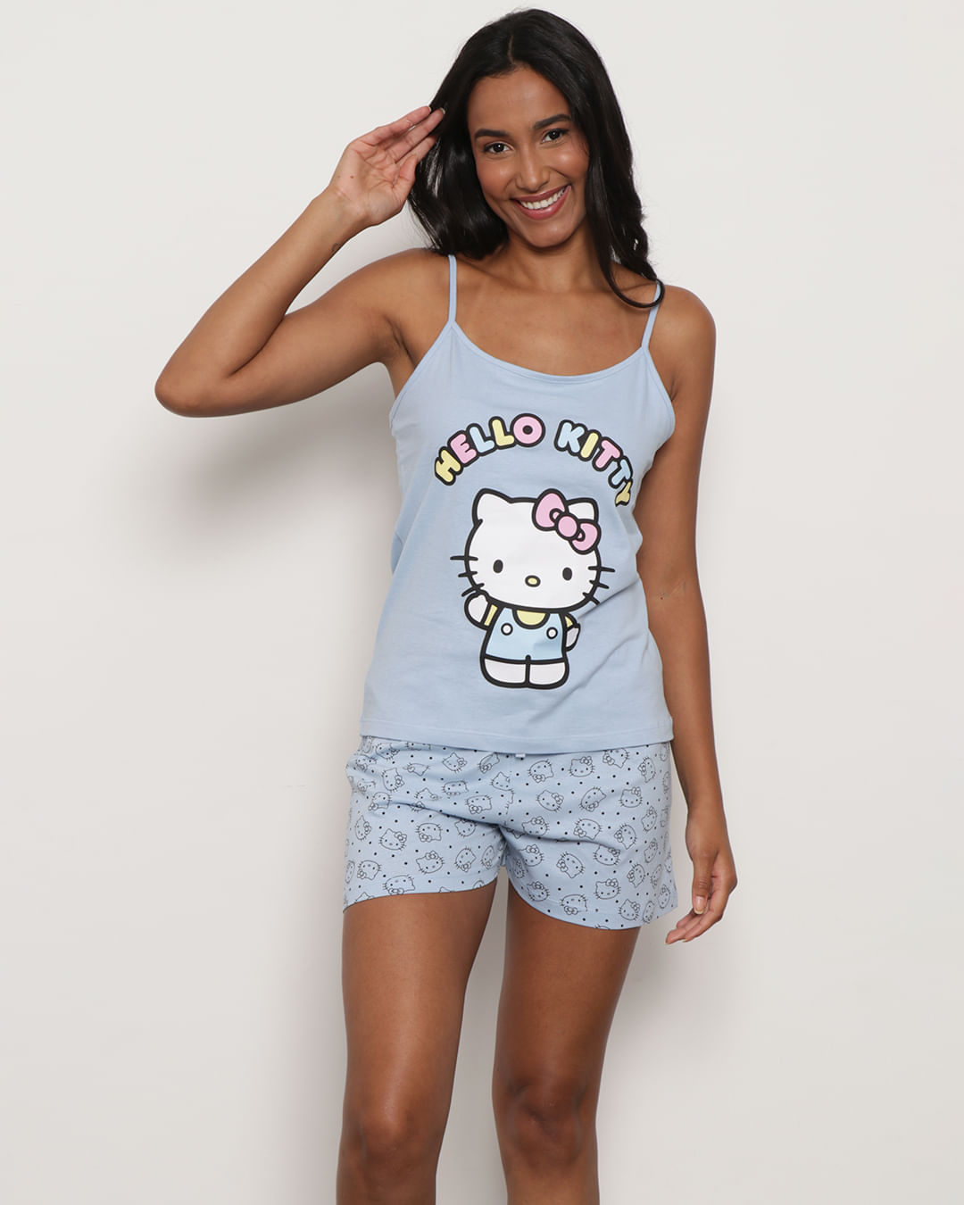 Short-Doll-Alca-Hello-Kitty-11975---Azul-Claro